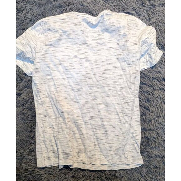 Women's Flower Print Designer Tshirts Size Large Heather Grey Loose Fit Feel - Picture 7 of 8